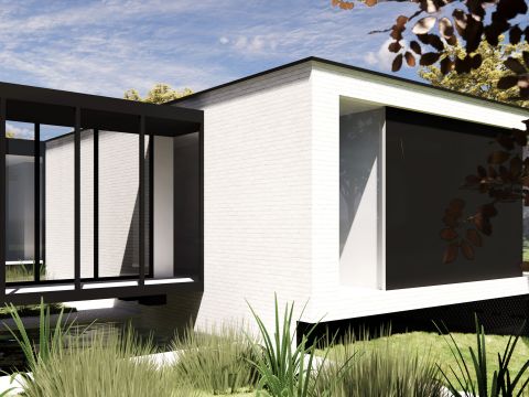 Vue du patio Vue du patio