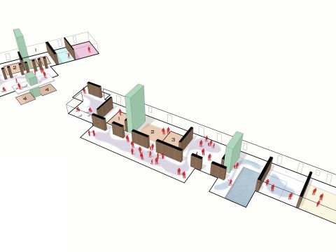 Schéma de fonctionnement - Rez-de-Chaussée Schéma de fonctionnement - Rez-de-Chaussée